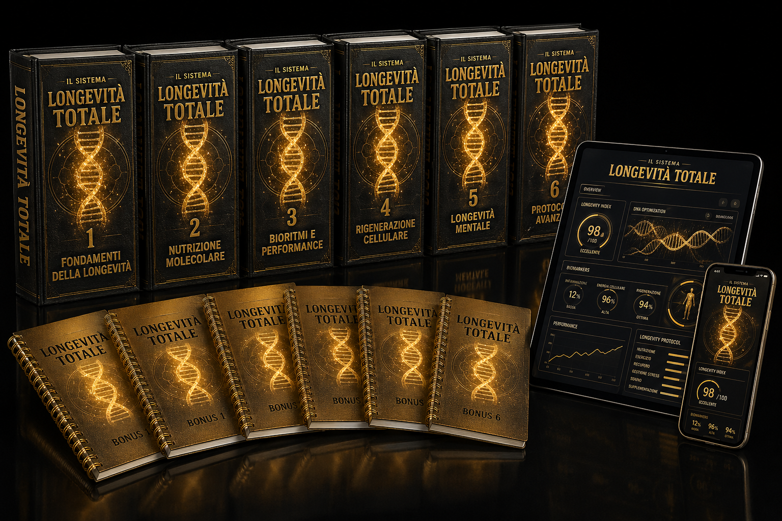 IL SISTEMA LONGEVITÀ TOTALE : L'Enciclopedia d'Élite del Biohacking